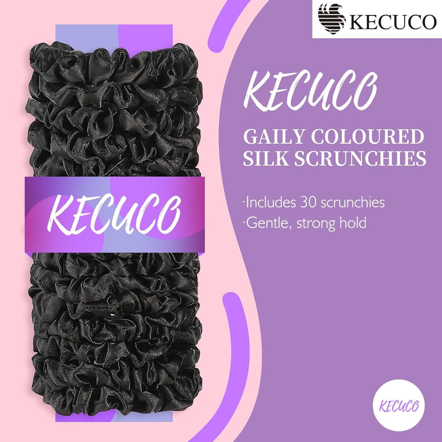 30Pcs Small Silk Satin Hair Scrunchies, Hair Ties for Women Girls Hair Accessories Gift (Multicolor A)