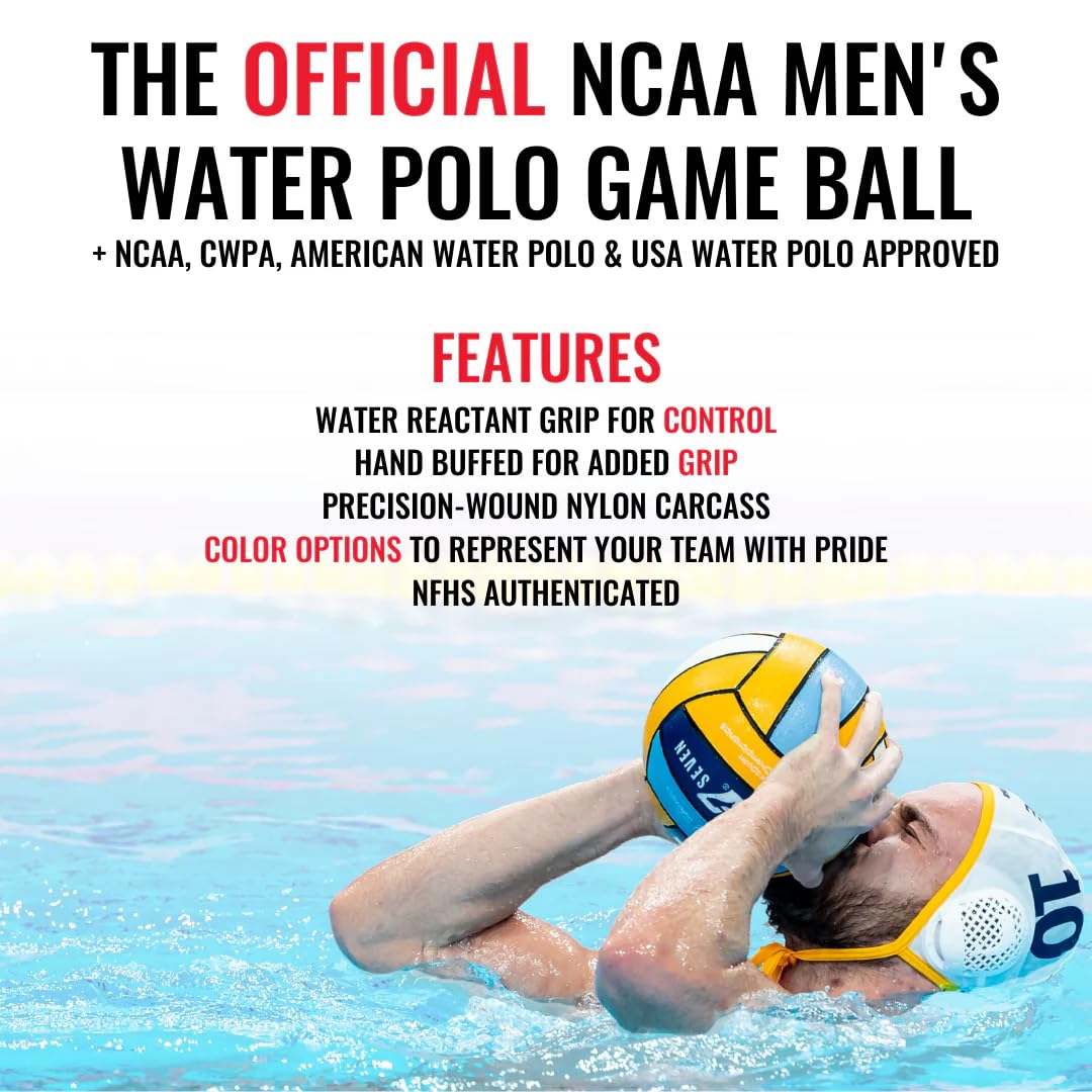 KAP K7 SEVEN KAP7 Competition Water Polo Ball - Size 2