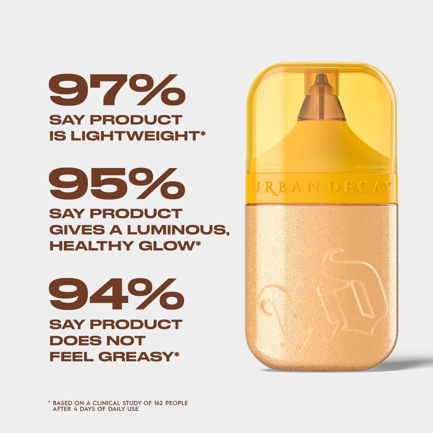 Urban Decay Face Bond Waterproof Luminizer (PCH - Brightening Peach Rose), All-Over Liquid Highlighter + Bronzer, with 3% Niacinamide, Smudge-Resistant, Transfer-Resistant - 1 fl oz