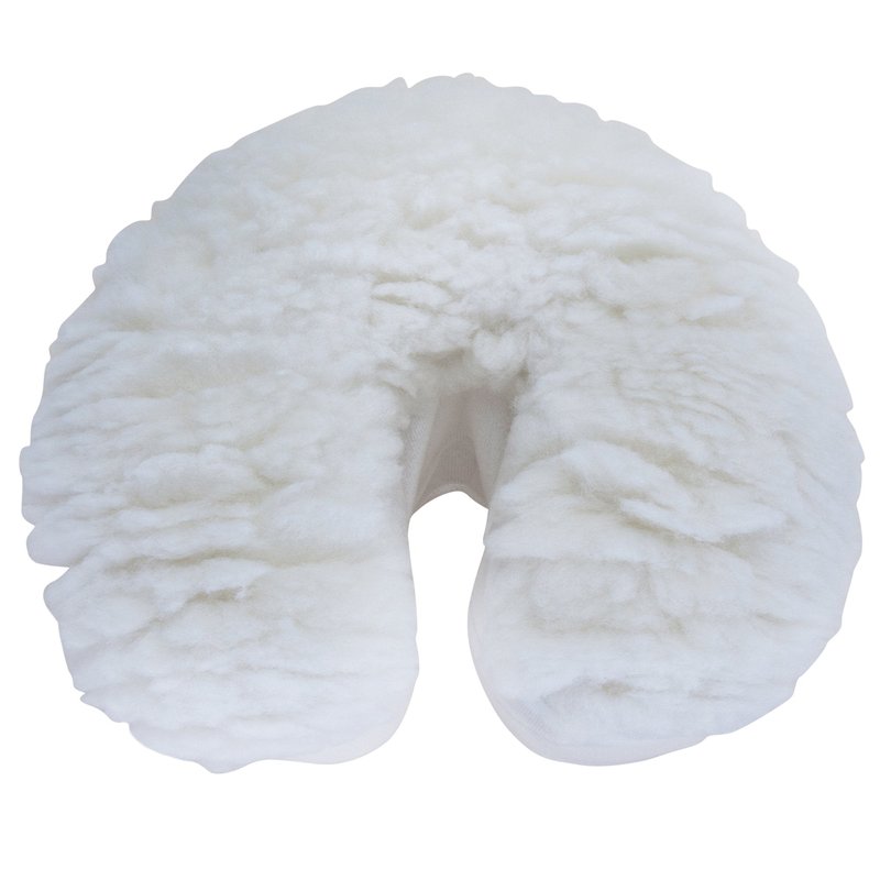 EarthLite Unisex Adult Headrest Face Cradle Cover, White, Face Cradle Cover US