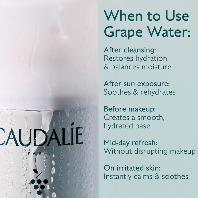 Caudalie Vinoperfect Brightening Dark Spot Serum | Travel Size Grape Water Face Mist for Radiant Skin