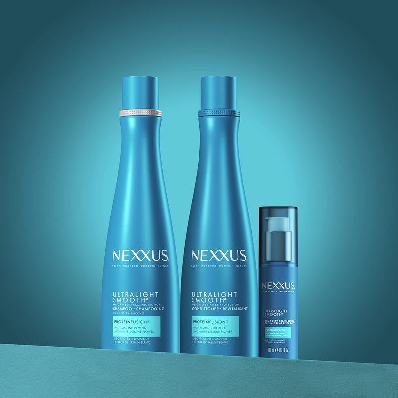 Nexxus Ultralight Smooth Frizz Defy Cream Serum for Frizzy and Dry Hair 4 fl oz