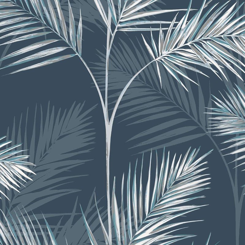 Fine Decor South Beach Blush Fronds Wallpaper
