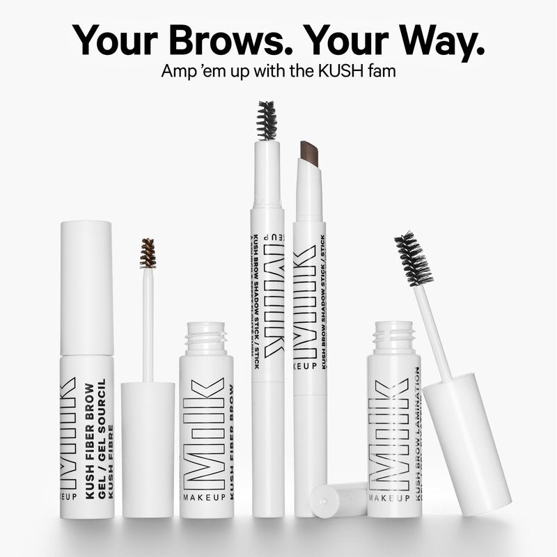Milk Makeup KUSH Brow Shadow Stick – Fills, Shapes + Defines for Softer, Fuller-Looking Brows for Up to 12 Hours – Waterproof, Buildable, Cream-to-Powder Formula – MJ (Taupe), 0.03 oz