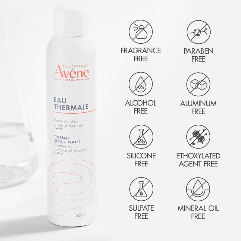 Avène Thermal Spring Water, Soothing Calming Facial Mist Spray Duo, 10.1 Oz, Set of 2
