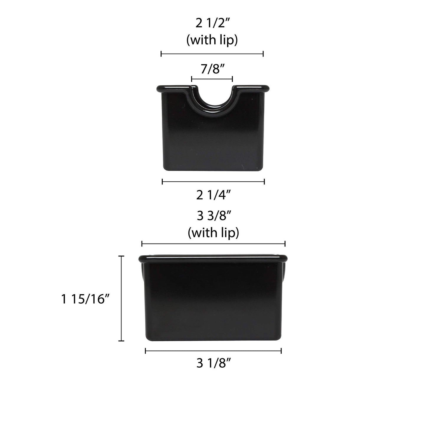 Thunder Group PLSP032BK 12-Pack Sugar Packet Holder, Black
