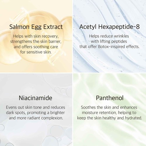 eyeNlip Salmon Peptide Eye Cream 1.18 fl oz - Daily Lightweight Cream with Niacinamide and Nutrition-Rich Complex for a Refreshed Under-Eye Look, Korean Skincare Routine