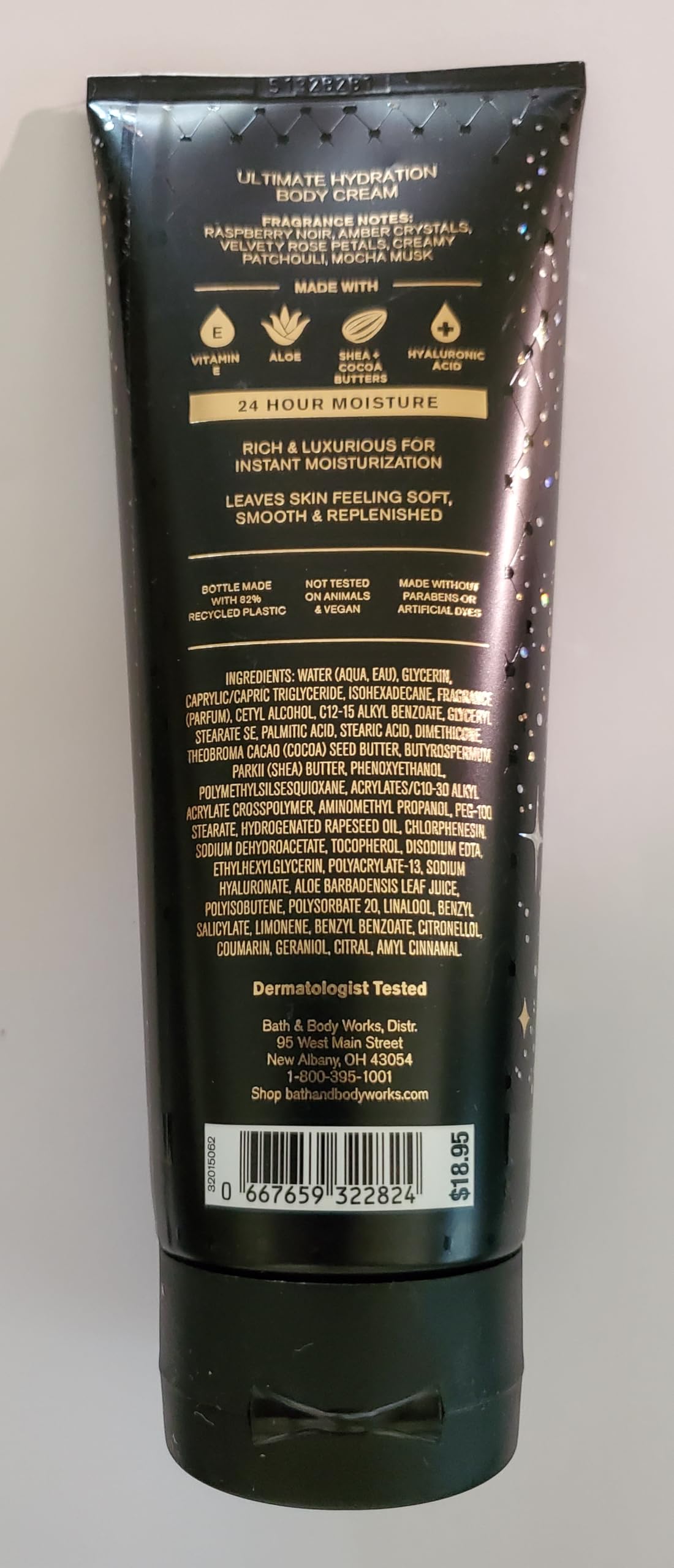 Bath & Body Works Womens Into the Night Ultimate Hydration Body Cream 8 Ounces Pack of 2