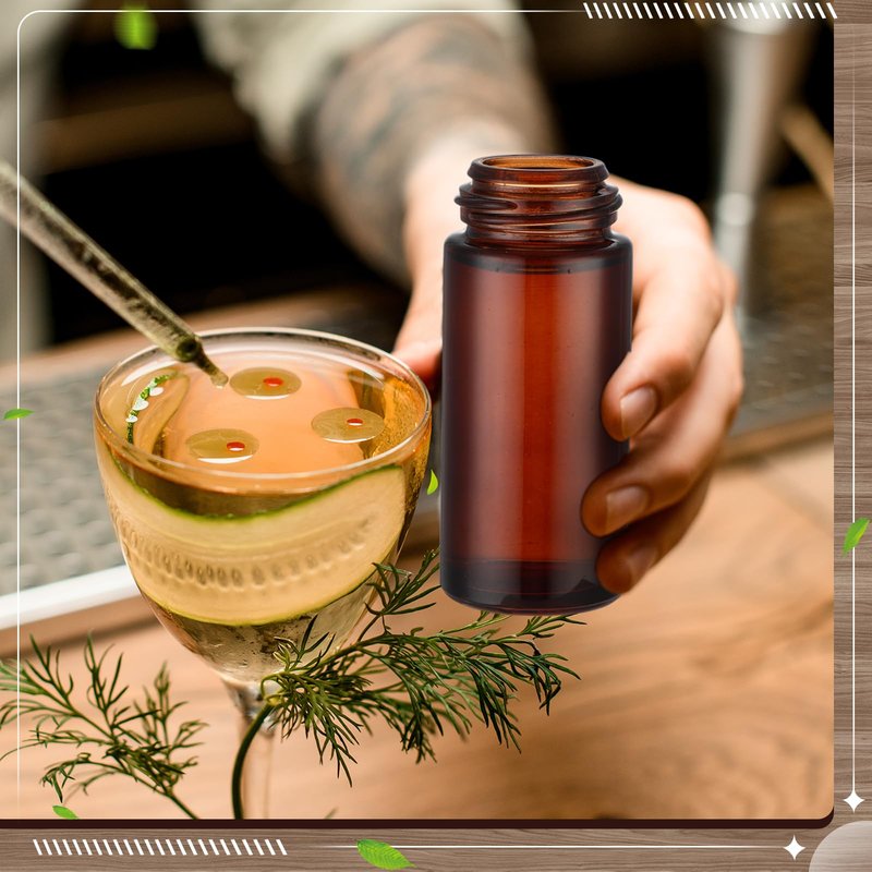 Sumind 24 Pcs Glass Roller Bottles for Essential Oil 50ml Empty Deodorant Bottle Roller Ball Container Refillable Rollerball Bottle with Plastic Balls, Funnel and Sticker (Brown)