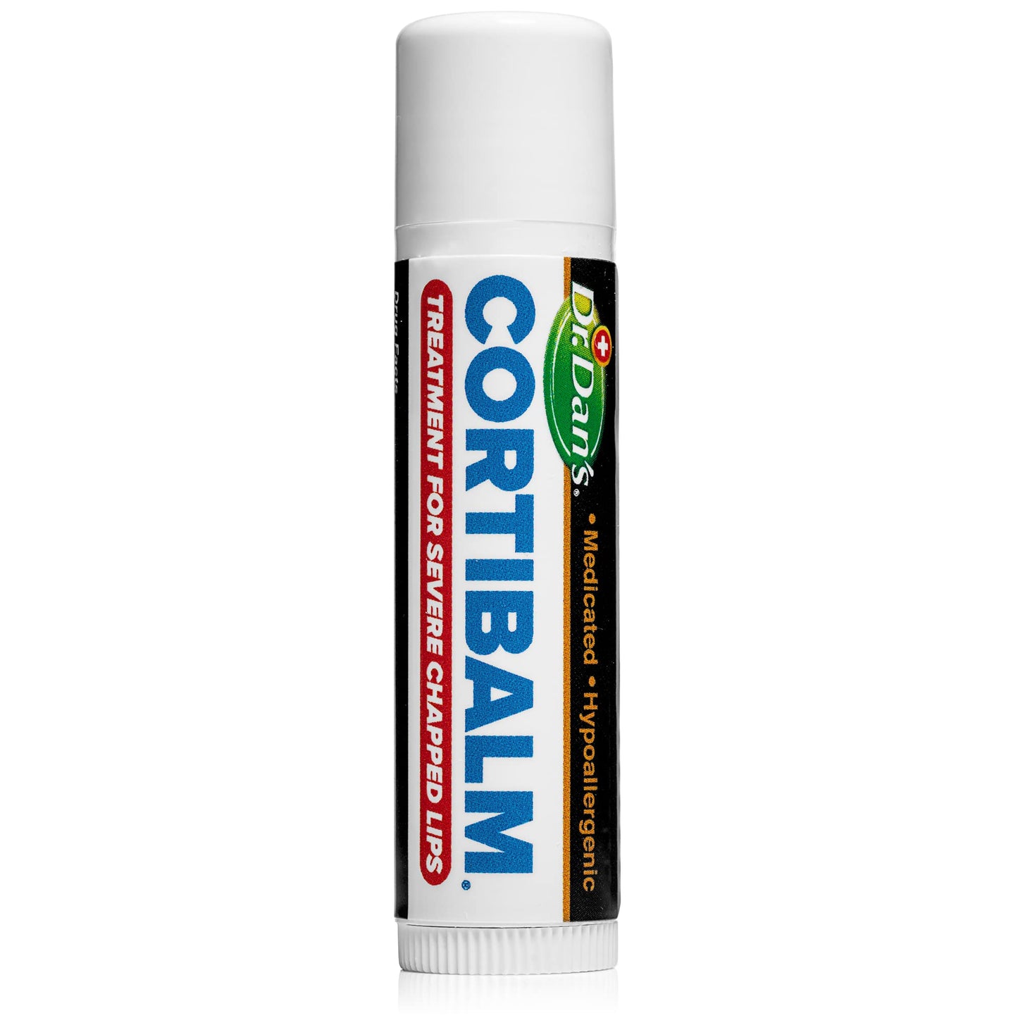 Dr. Dan's Cortibalm - 4 Pack - for Dry Cracked Lips - Healing Lip Balm for Severely Chapped Lips - Designed for Men, Women and Children