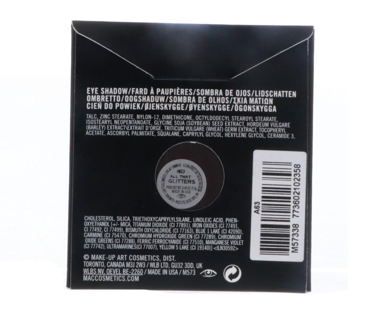 MAC Small Eye Shadow Refill Pan - All That Glitters 1.3g/0.04oz