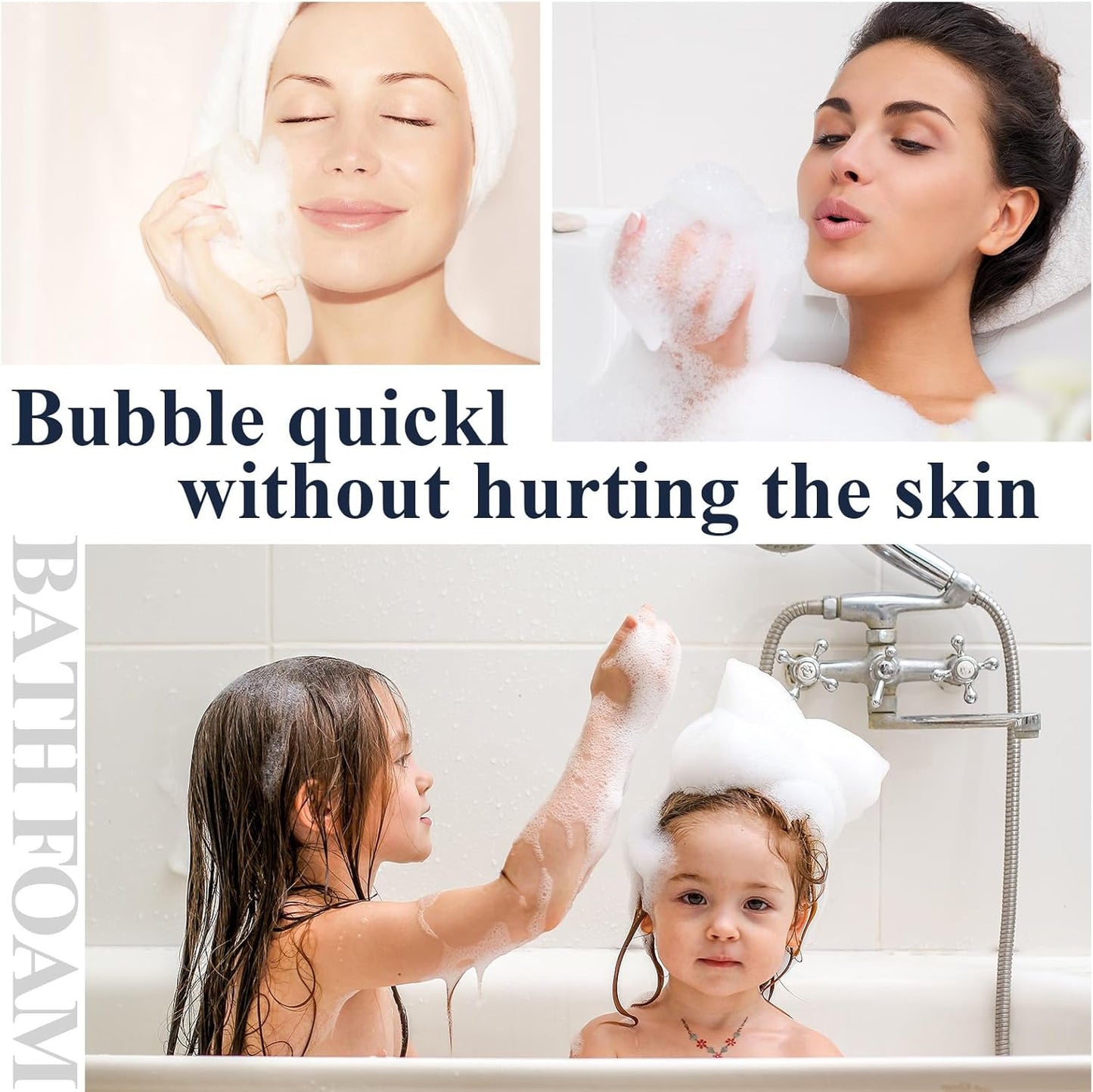 Exfoliating Soap Saver Mesh Bag - Hushee Foam Net Pouch with Drawstring for Easy Drying | Travel-Friendly