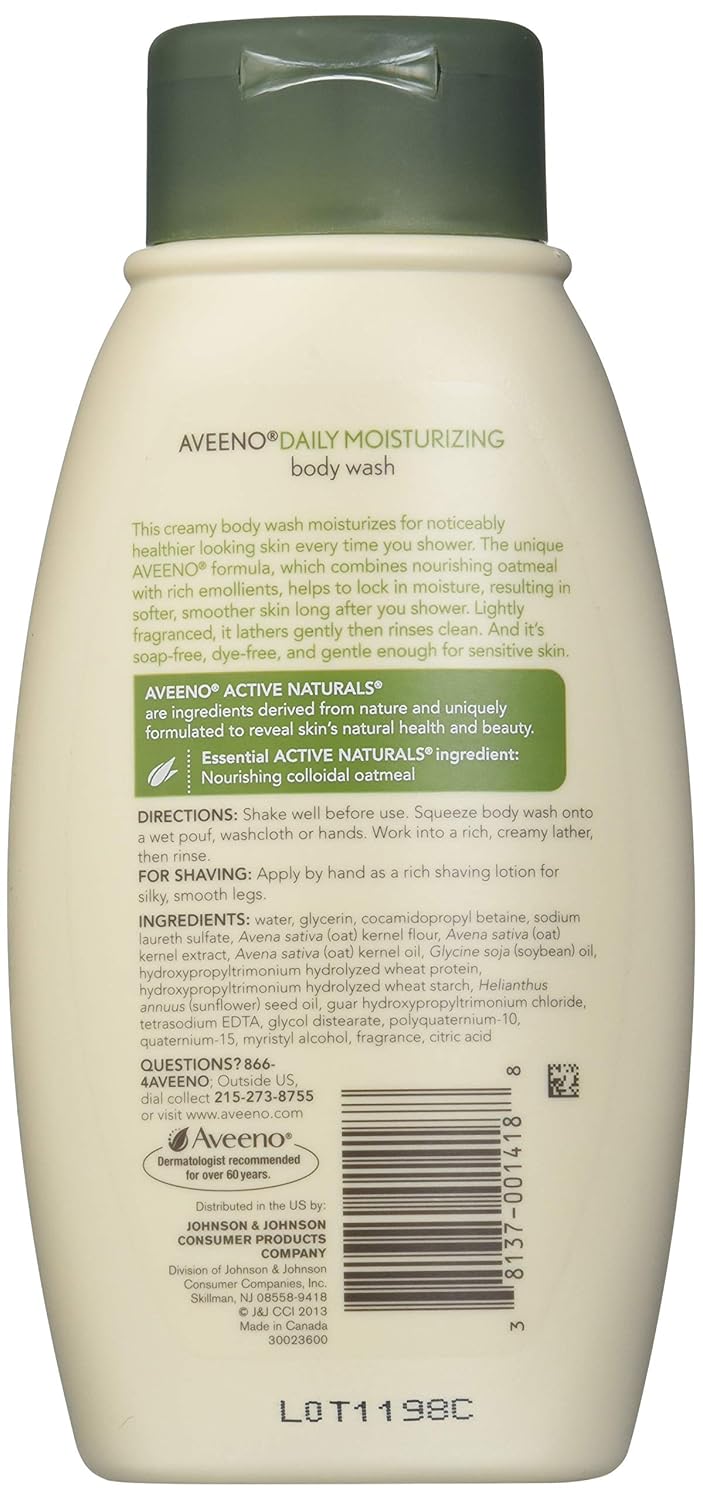 Aveeno Daily Moisturizing Body Wash - Hydrating Formula | 12 fl oz