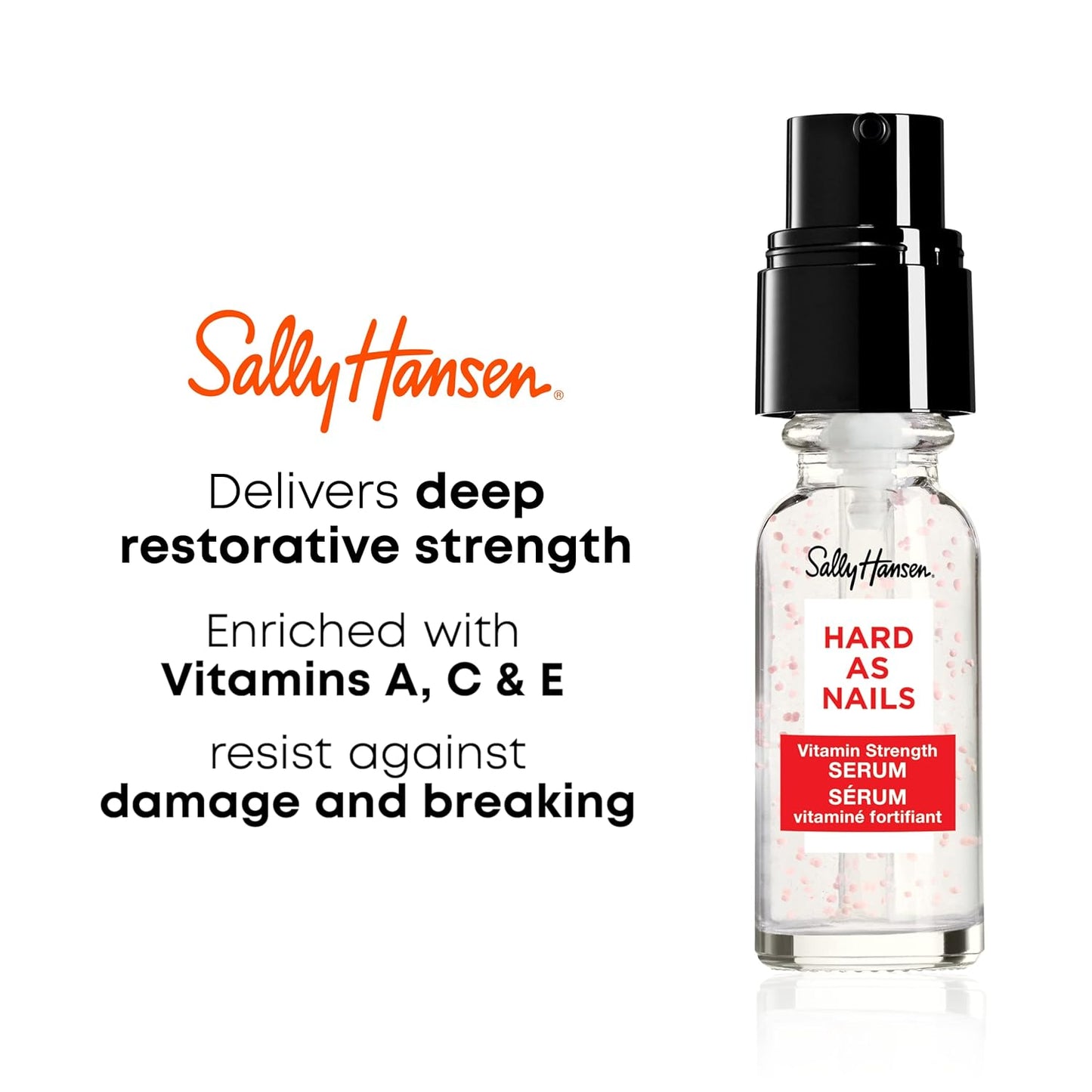 Sally Hansen Diamond Strength Nail Hardener 45095 Clear, 0.45 Fl Oz, Pack of 1