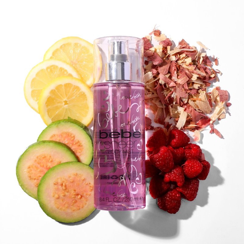 bebe Sheer Body Mist - Sensual and Flirtatious Women's Fragrance with Citrus Cocktail, Pink Peony, and Sandalwood Notes - 8.4 oz Body Mist