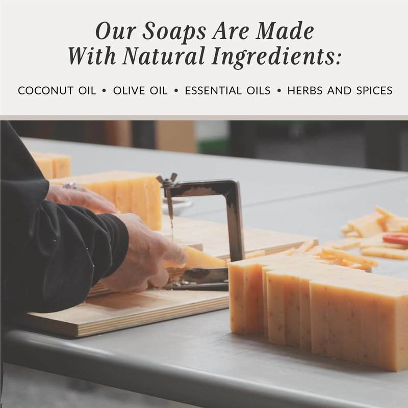 Plantlife Black 6-Pack Bar Soap - Moisturizing and Soothing Soap for Your Skin - Hand Crafted Using Plant-Based Ingredients - Made in California 4.5oz Bar