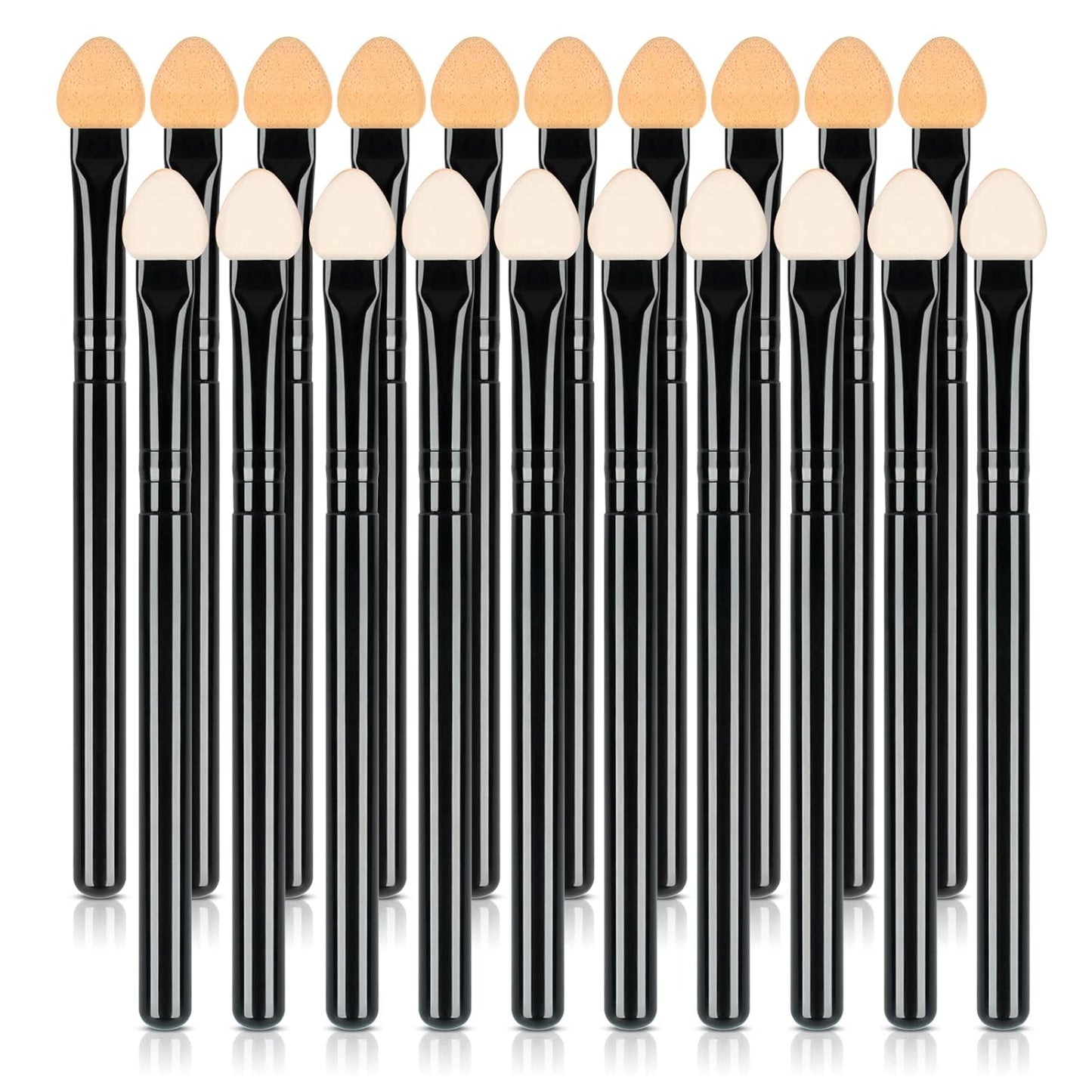 Makeup Brushes Set for Women Professional,UorPoto 10Pcs Sponge Eyeshadow Brush Sets Applicator Double Sided reusable