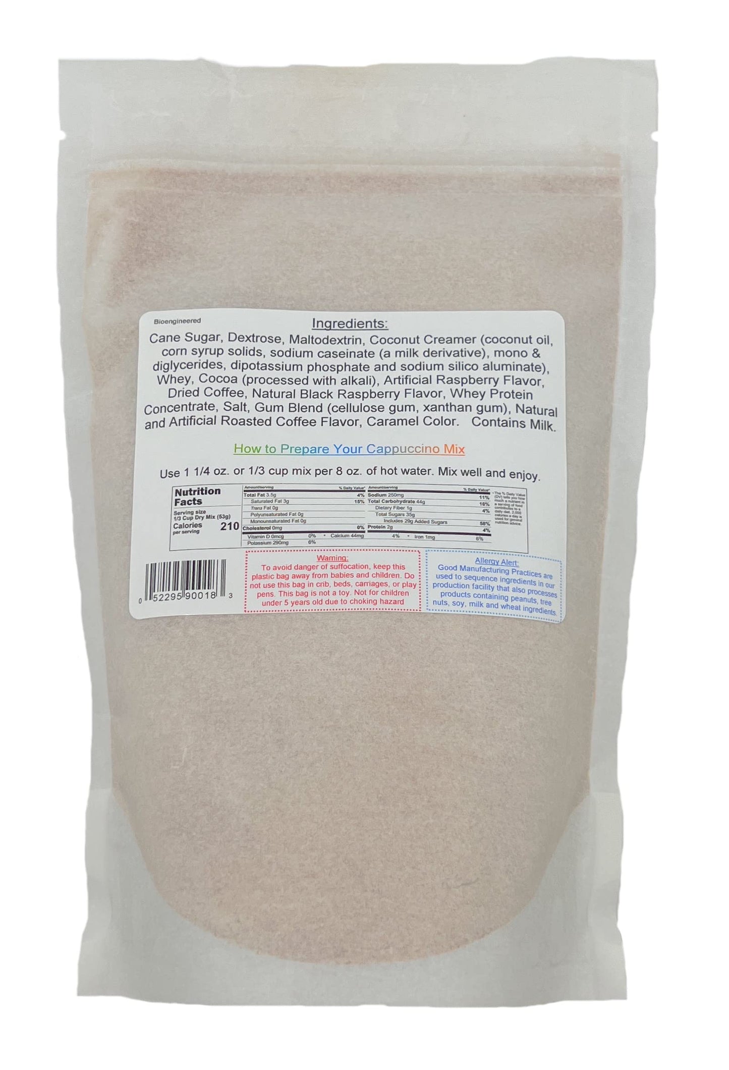 YANKEETRADERS, Chocolate Raspberry Cappuccino Mix, 1 Pound