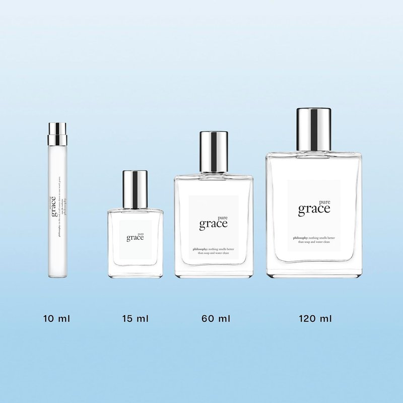 Pure Grace Women's Perfume - Crisp & Clean Fragrance with Water Lily, Leafy Greens & Musk | Long-Lasting Scent