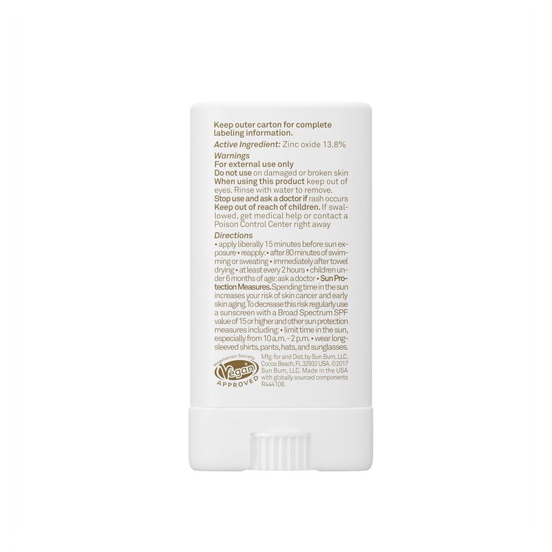 Sun Bum Mineral SPF 50 Face Stick Sunscreen - NEW FORMULA 2026 Water-Resistant Broad Spectrum Sunscreen with Vitamin E - Hawaii 104 Act Compliant (No Octinoxate & Oxybenzone) - Travel Friendly 0.45 oz