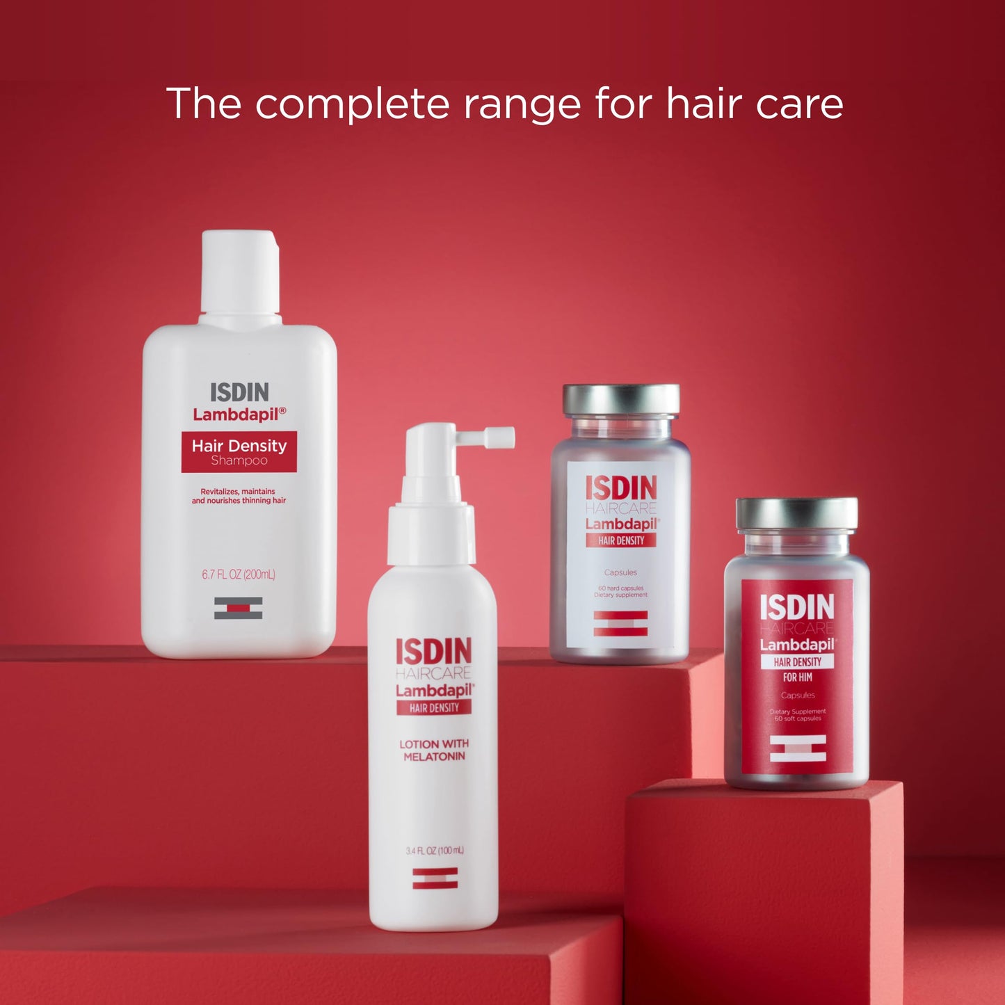 ISDIN Lambdapil Hair Density Supplement for Thinning Hair, 60 Capsules