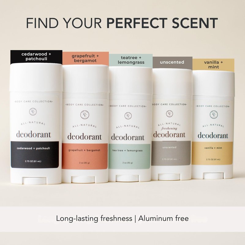 Rowe Casa Organics Vanilla + Mint Natural Aluminum Free Deodorant for Men and Women, Sweet and Refreshing Paraben-Free Deodorant Stick with Therapeutic-Grade Essential Oils, 2.75 oz