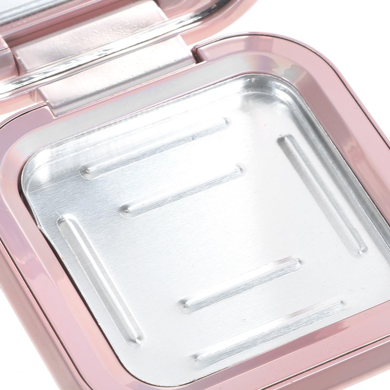 KALLORY Makeup Pallette 2pcs Magnetic Eyeshadow Makeup Empty Eyeshadow Containers Box Refillable Eye Shadow with Mirror for DIY Cosmetic Foundation Blush Rose Gold Eyeshadow