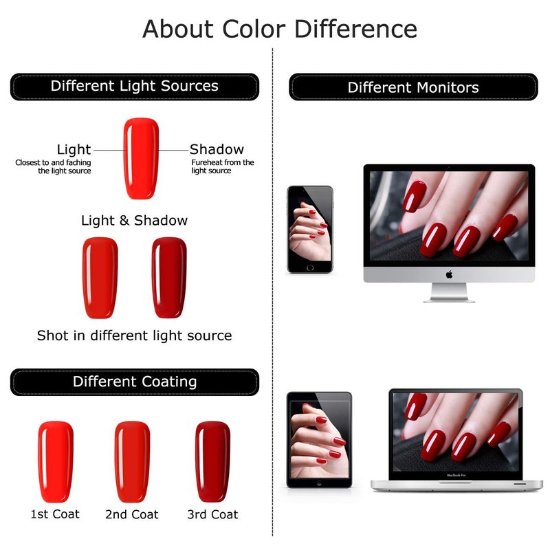 Vishine Gel Nail Polish Set of 6 Nude Beige Colors UV LED Soak Off Gel Nail Polish Set Nail Art Gift Starter Kit 8ml