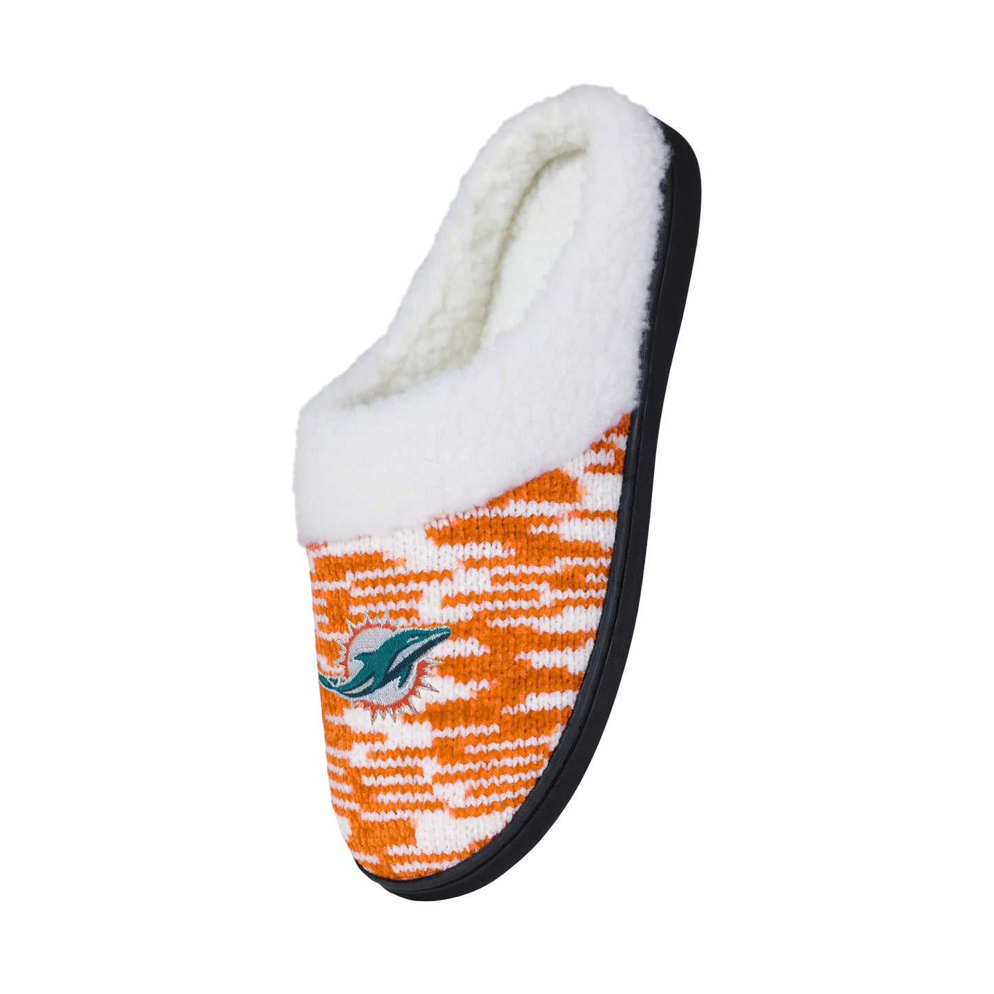 FOCO womens Sherpa Lined Colorblend Cup Sole Slippers, Team Color, 9 10 US