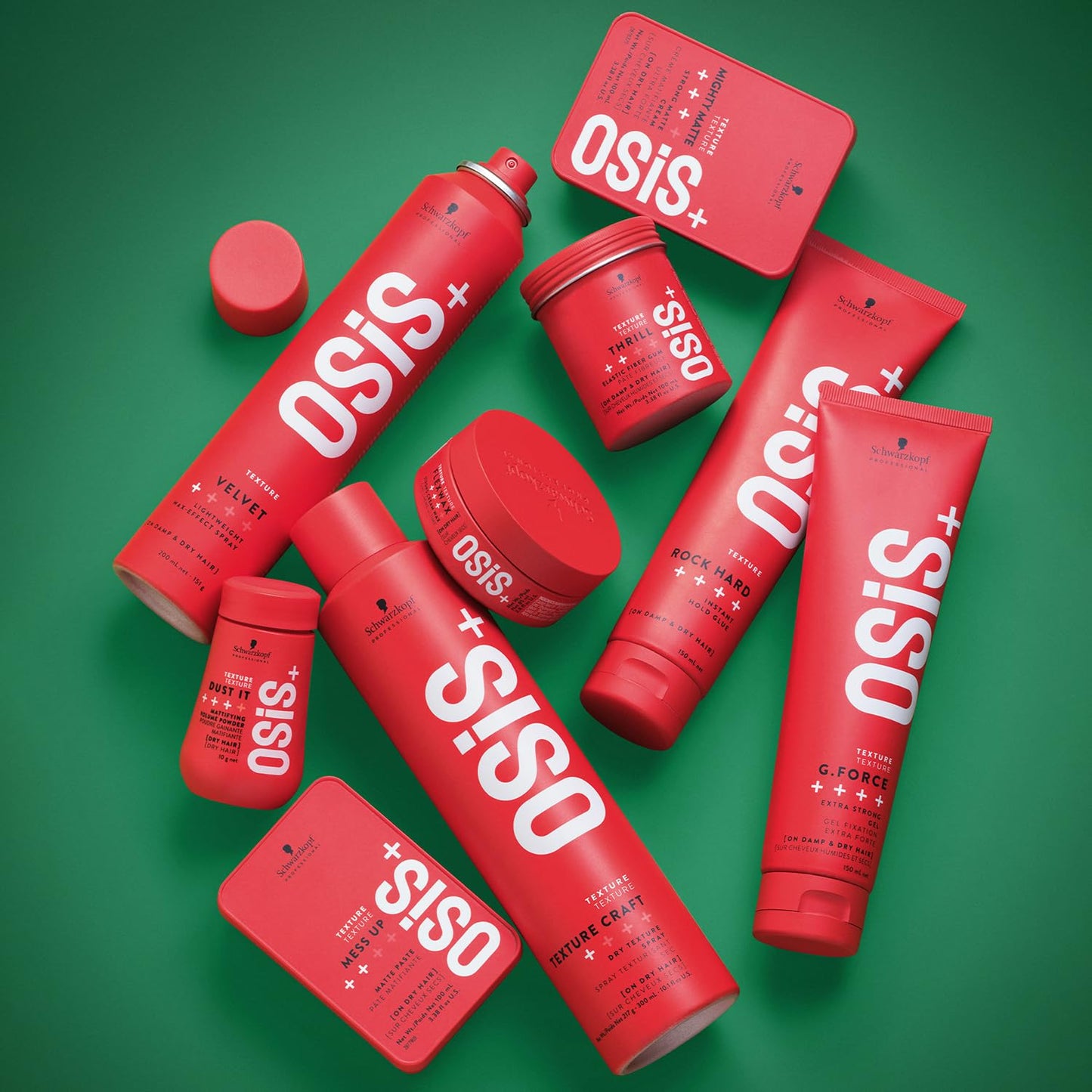 OSiS+ Dust It Volume Powder - Mattifying & Texturizing Hair Styling | Long-Lasting Hold & Strong Control