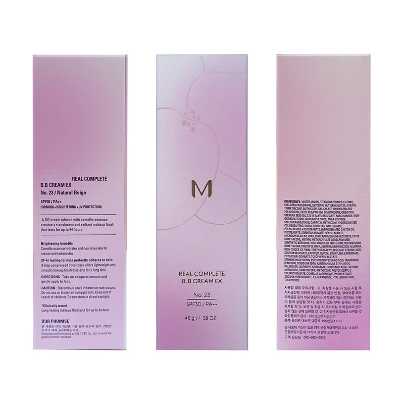 PRIMING WATER, Long-Lasting, Hydrating, lightness Coverage for 미샤M 시그니처 Real Complete B.B Cream EX, 1.58fl.oz. (No.23, calm beige)