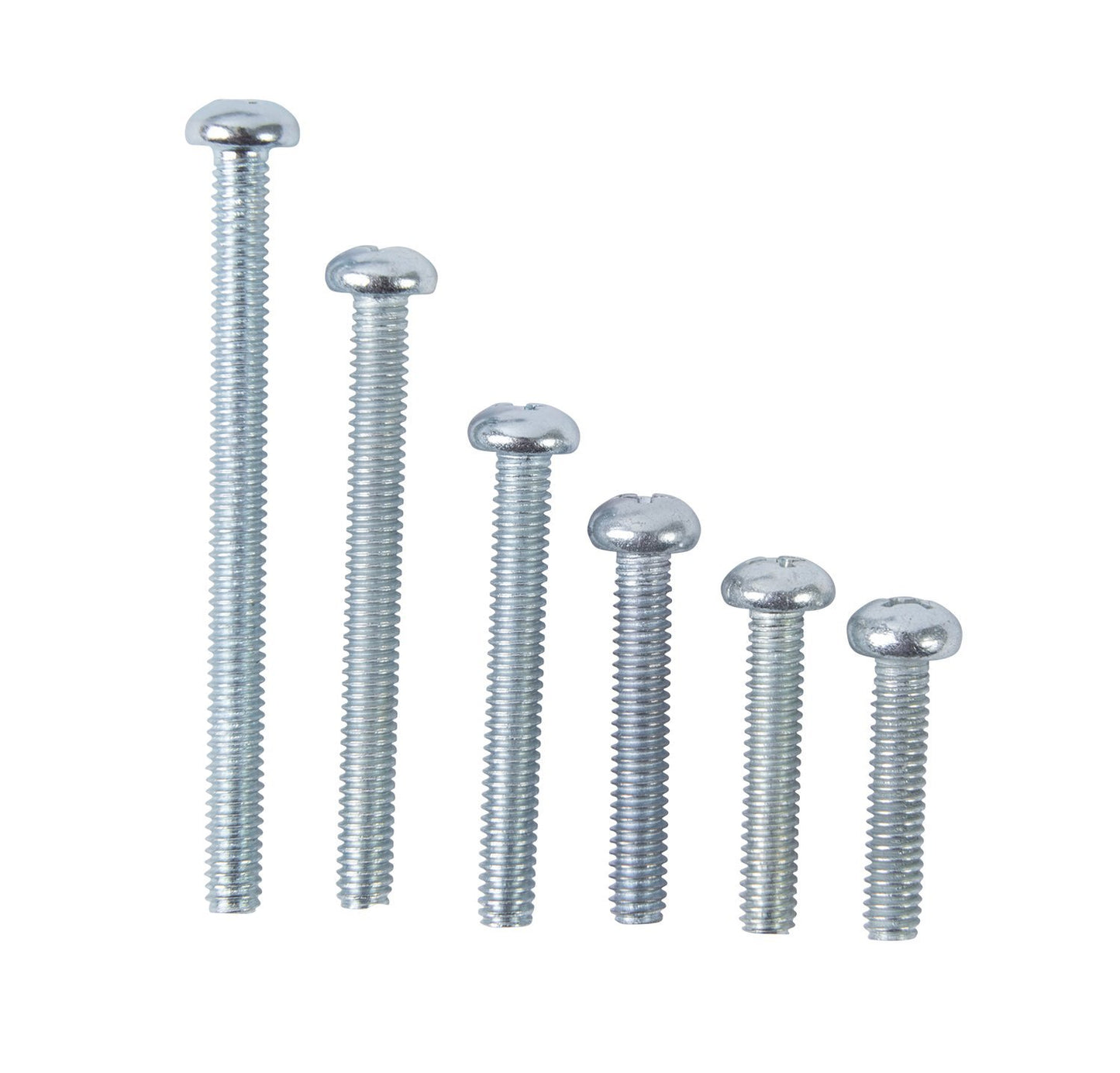 Gardner Bender SK-832T Electricians Screw Kit, 8-32 Round Phillips Head, 20 pc of ⅔, ⅞, 1, 1¼, 1 ⅝, & 2 in. Electrical Screws, 120 Pc. Kit