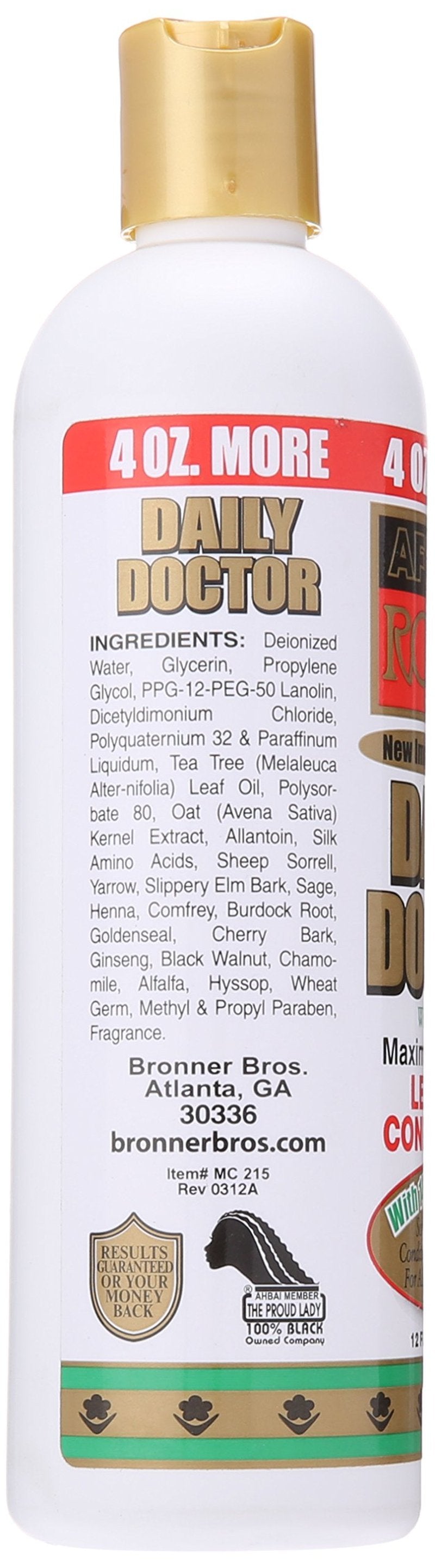 African Royale Daily Doctor Maximum Strength Leave-in Conditioner, 12 Oz