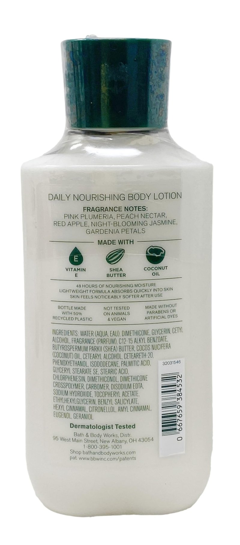 Bath & Body Works Body Lotion Pack of 2, 8oz Each (Plumeria)