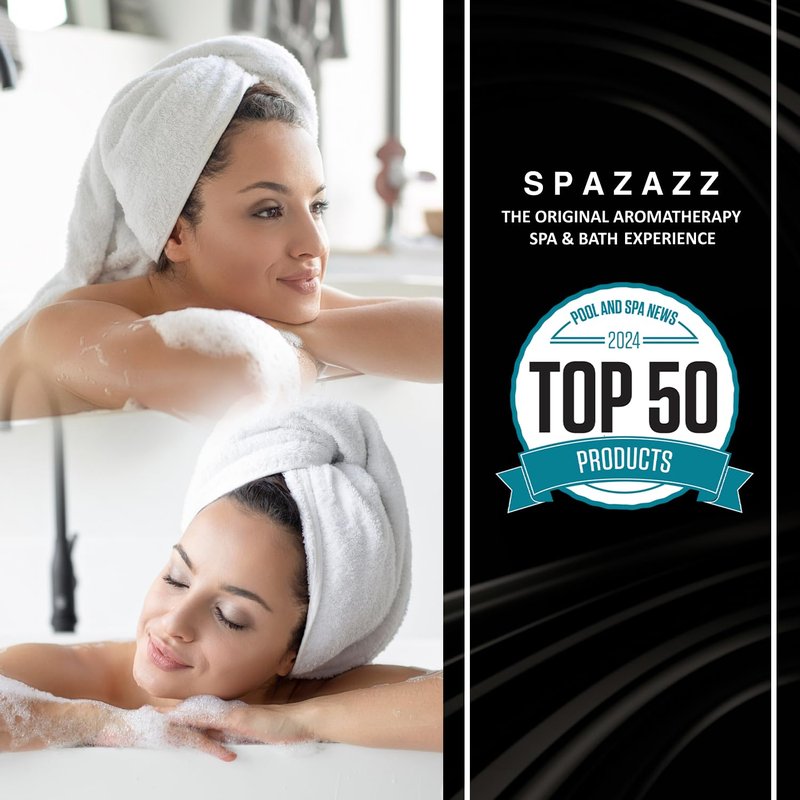 Spazazz Rx Stress Therapy Natural Spa & Bath Salt Aromatherapy Crystals- 2 Pack 19oz De-Stress - Calming & Relaxing Natural Aroma & Magnesium Mineral Bathing Salts - Safe for Your Hot Tub