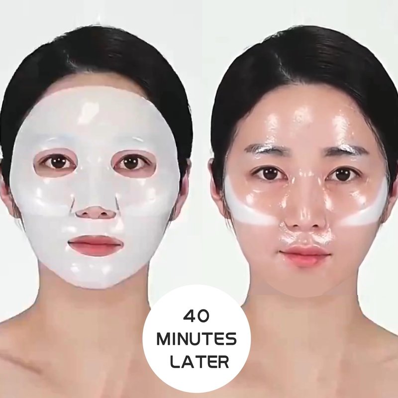 Hydrating Deep Collagen Mask, 45g x4, Hyaluronic Acid, Tightens Pores, Reduces Lines, Overnight