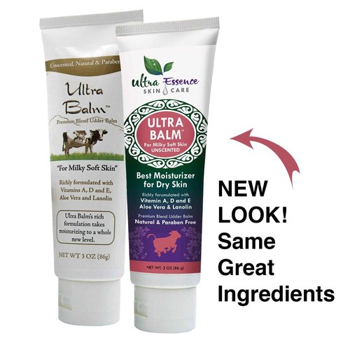 Daily Moisturizer For Dry Itchy Skin, Psoriasis & Eczema Relief That Contains Lanolin, Vitamins A, D & E, Aloe Vera, To Moisturize Face, Body, Dry Hands & Cracked Heels by Ultra Balm (Unscented)