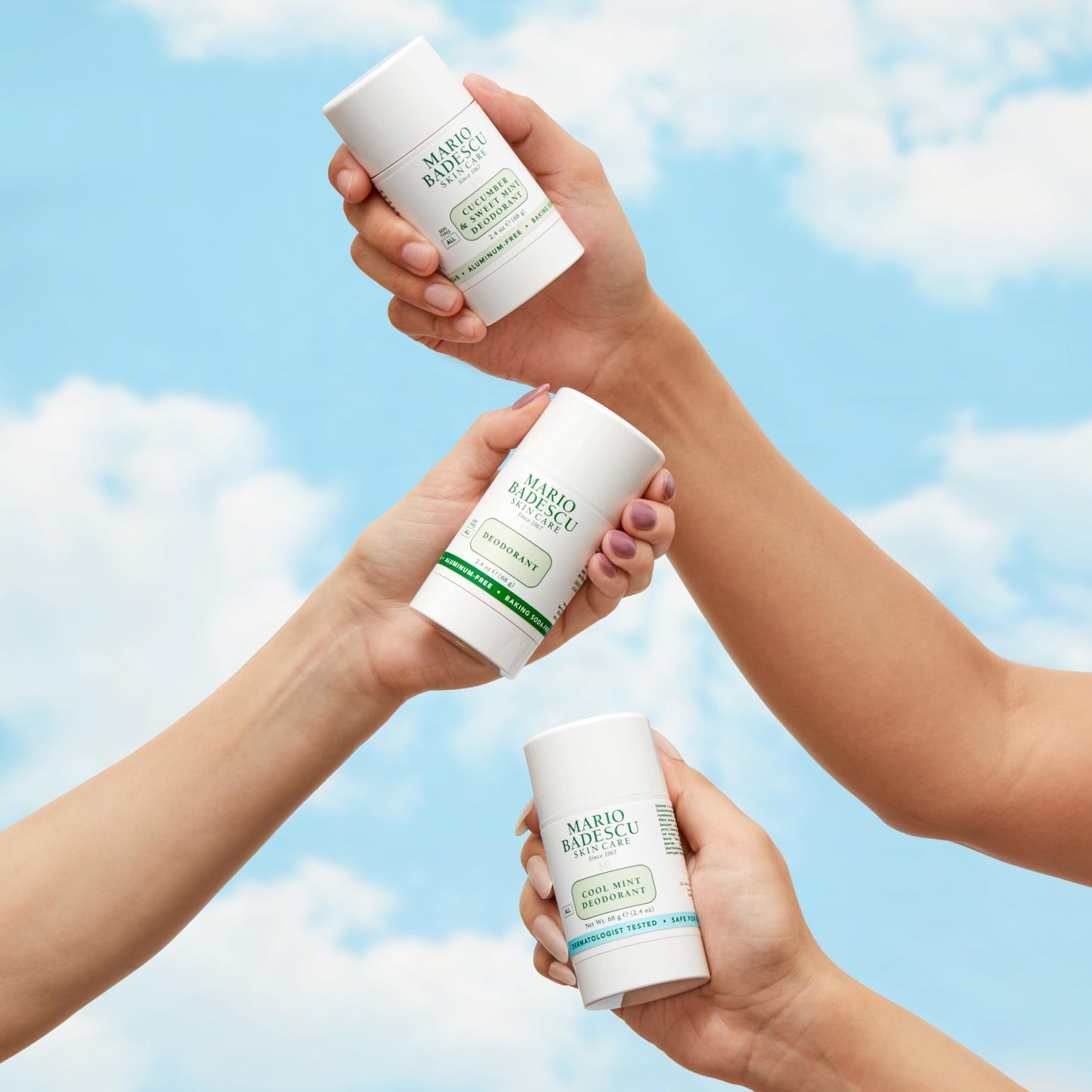 Mario Badescu Deodorant Infused with Skin-Loving Botanicals | Aluminum and Baking Soda-Free | Keeps Underarms Fresh All Day | For Daily Use | 2.4 FL. OZ