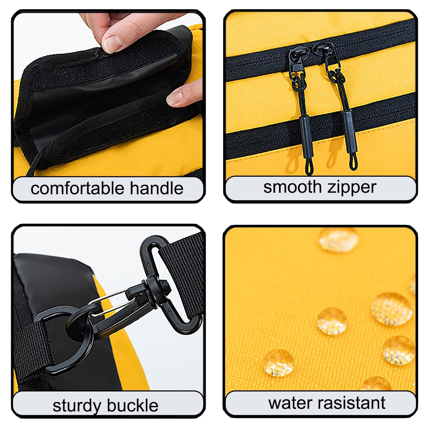 W WINTMING Gym Duffle Bags Gym Bag for Men Travel Duffle Bag With Shoe Compartment Wet Pocket Sports Duffle Bag Weekender Overnight Backpack (Black)