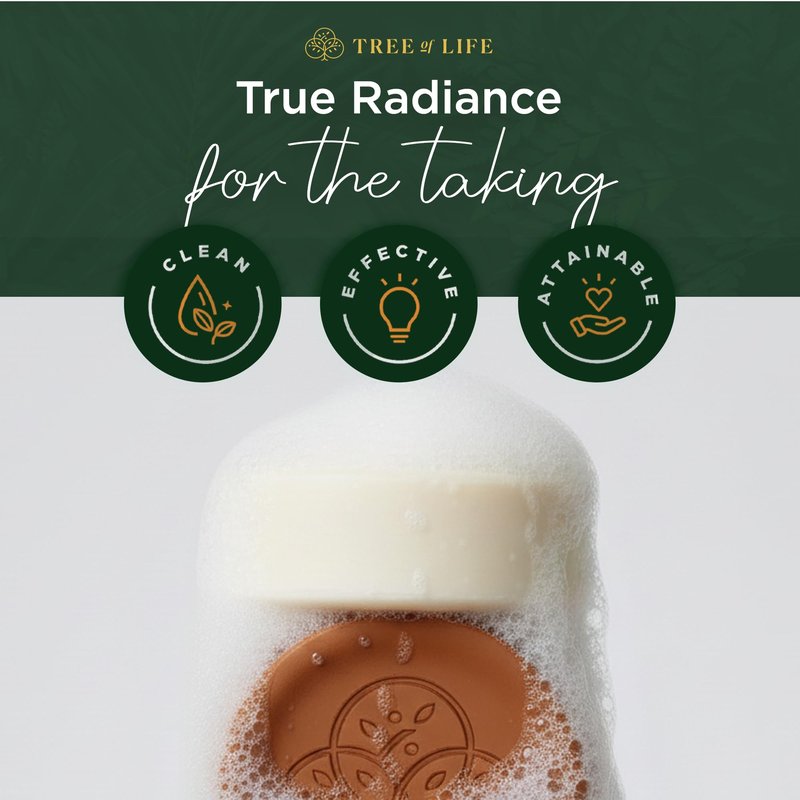 Tree of Life Rice Water Shampoo Bar and Conditioner Bar Set - Sulfate Free Hair Care That Strengthens, Repairs, and Delivers Frizz Control with Silky Shine