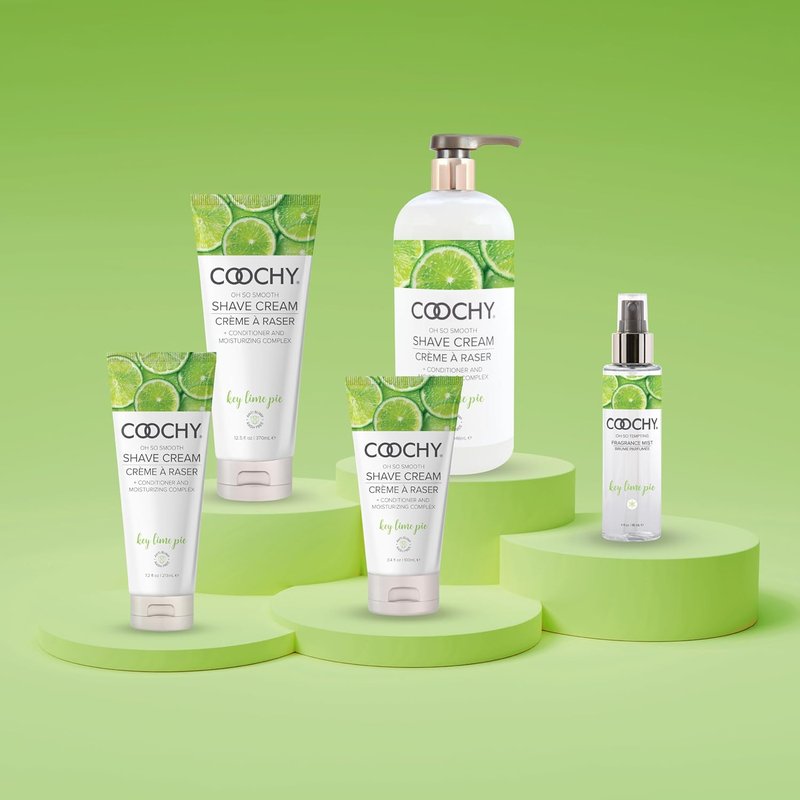 Coochy Shave Cream - Gentle Moisturizing Shave Lotion for Intimate Areas | Key Lime Pie, 32 oz