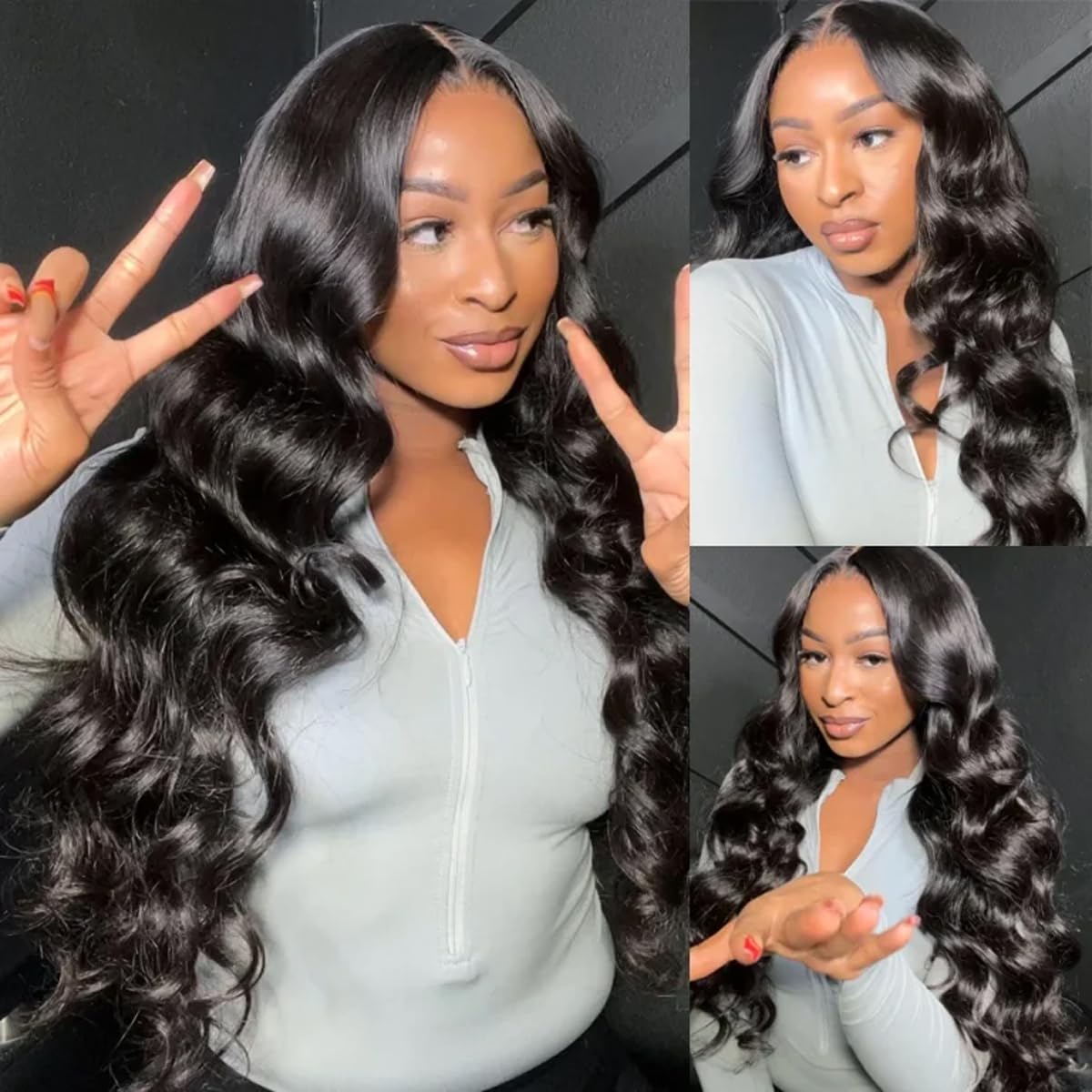 Body Wave Bundles Human Hair 12 14 16 Inch Unprocessed Brazilian Virgin