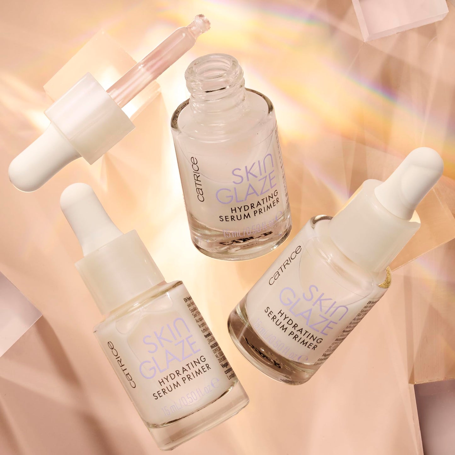 Catrice | Skin Glaze Hydrating Serum Primer | Glass Skin, Hydrating Effect & Prolongs Makeup Wear | Vegan & Cruelty Free