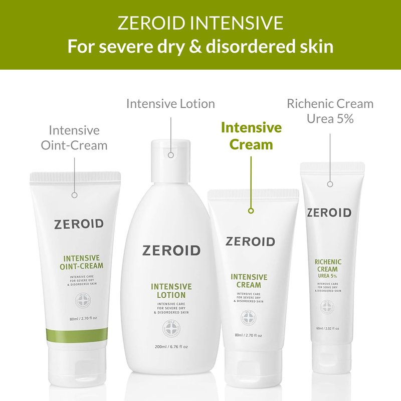 ZEROID | Intensive Cream | Face Moisturizer for Dry & Disordered Skin | Face Cream for Sensitive Skin | Face Lotion For Skin Barrier Repair | Korean Skincare | Korean Moisturizer | 2.7 fl oz (80ml)