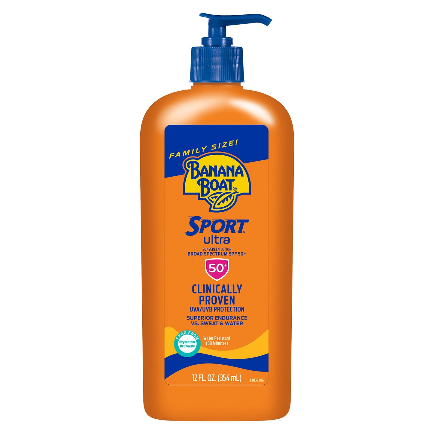 Banana Boat Sport Sunscreen Lotion, SPF 50 & 30, Oxybenzone Free, 12oz & 8oz, Sport Ultra, Water & Sweat Resistant, Non-Greasy Formula
