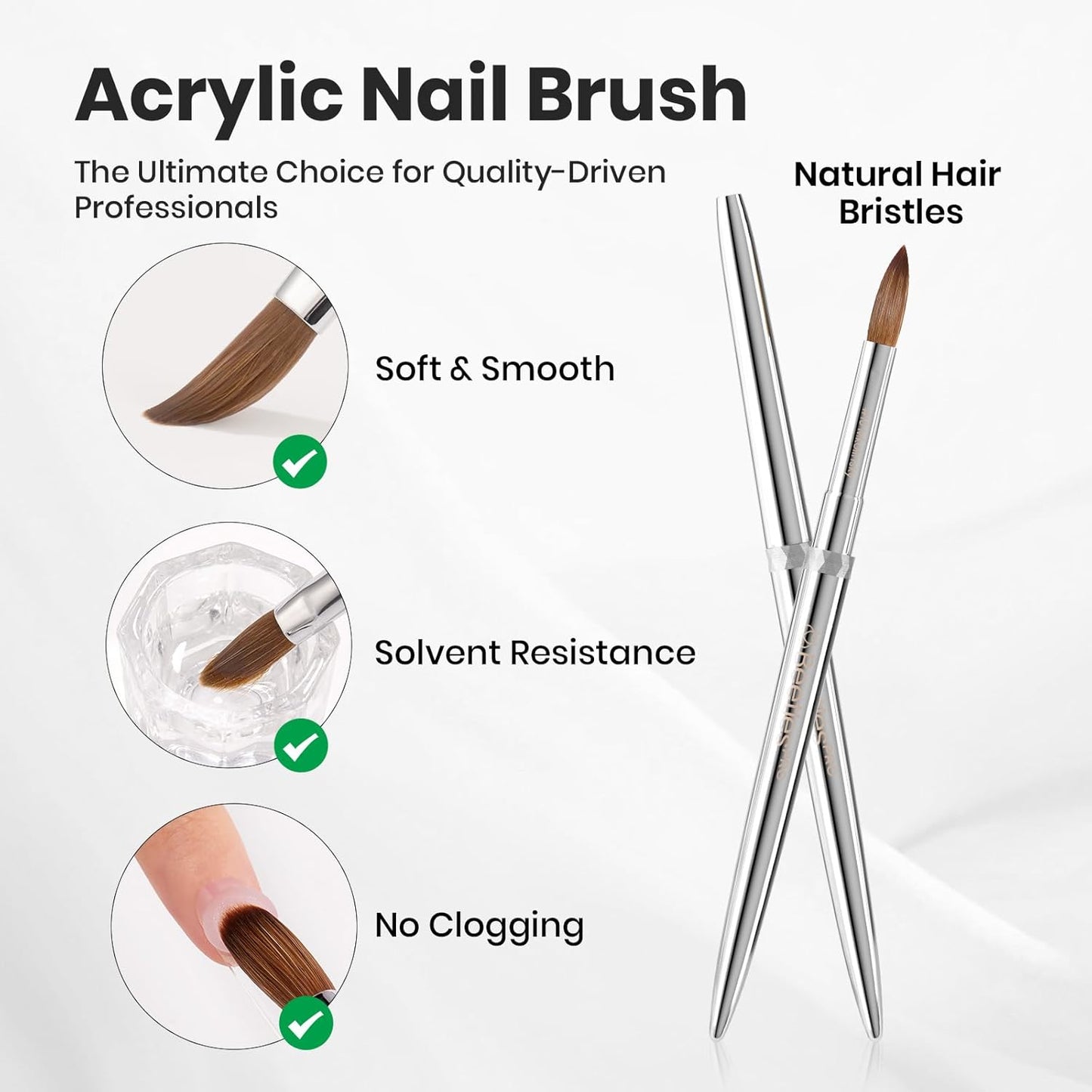 Beetles Nail Art Brushes, 8pcs Double-headed Nail Art Tool Set, Nail Dotting Tools, Striping Nail Art Brushes for Lines, Nail Drawing Pen with Bow knot Stickers Gift for Women