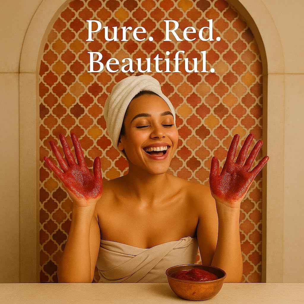 FERIHA Moroccan Black Soap with Aker Fassi β Red Poppy Petals & Pomegranate Shell β 100% Natural Artisan Beldi Hammam Soap for Radiance, Skin Firming & Deep Cleansing β Sourced & Crafted in Morocco