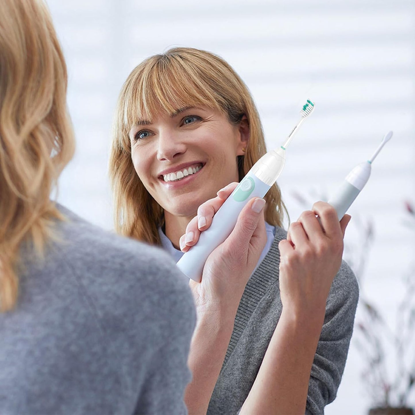 Aoremon Toothbrush Replacement Heads for Philips Sonicare | 3-Pack with Hygienic Caps, White