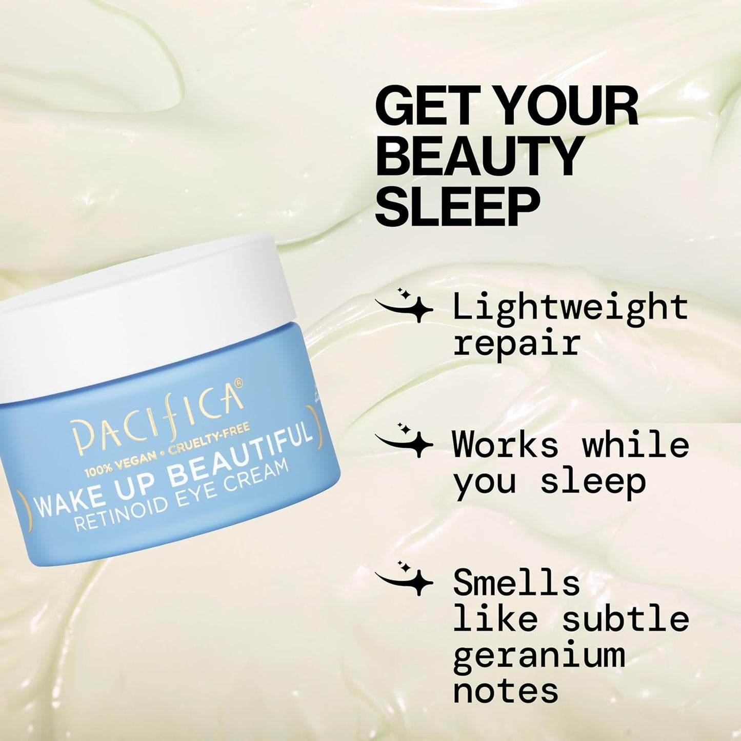 Pacifica Glow Baby Brightening Eye Cream – Vitamin C Under Eye Cream for Dark Circles & Puffiness, Caffeine-Infused Eye Brightener for Tired Eyes Fragrance-Free 0.5 oz Clean Vegan Dermatologist Tested