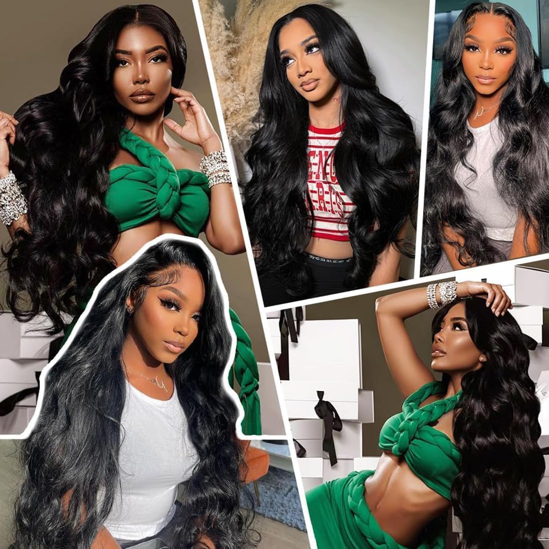 2x6 Human Hair HD Transparent Lace Closure - Body Wave, 16-Inch, Natural Black, Glueless, Pre-Plucked